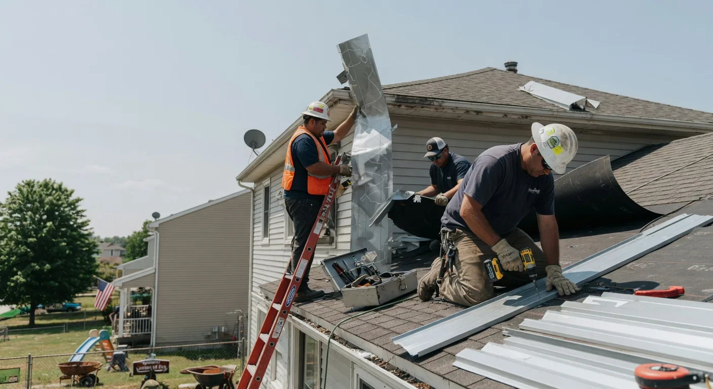 Storm Damage Metal Roof Repair in Lick Creek, KY